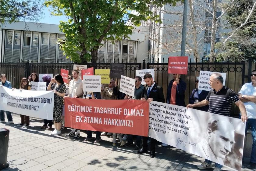 Ek atama talebinde bulunan öğretmenler: İlk 100'e girmiş ancak atanmayan öğretmenlere ilk kez şahit oluyoruz