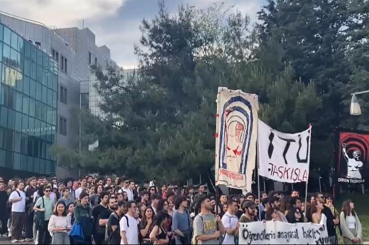 İTÜ’lülerden soruşturmalara karşı eylem: ÖGB öğrencilere saldırı