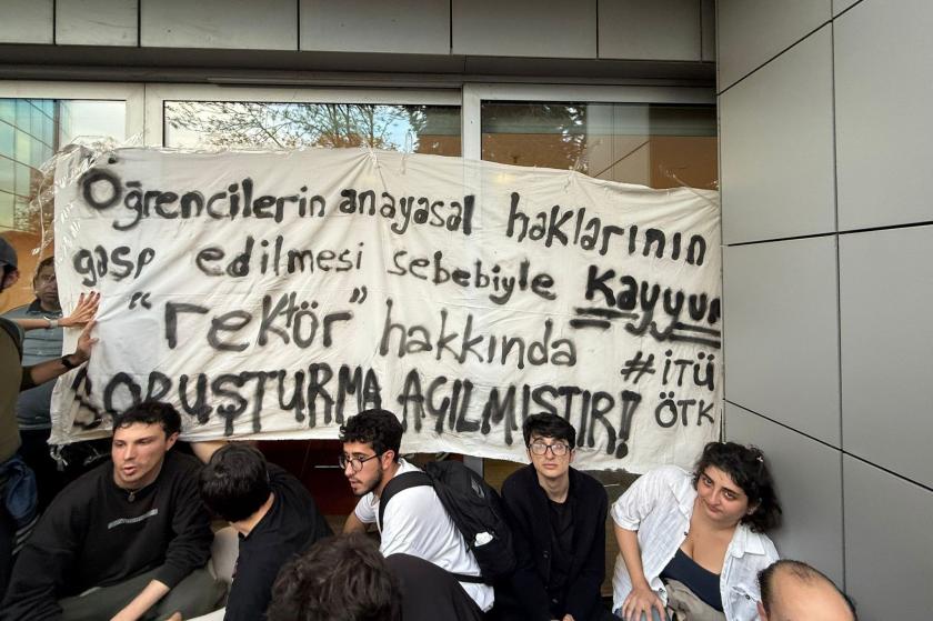 İTÜ öğrencileri soruşturmalara karşı eylemde