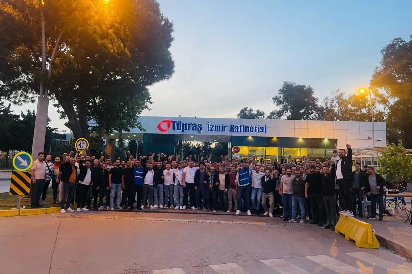 Tüpraş İzmir Rafinerisi'nde işçilerin bekleyişi sürüyor
