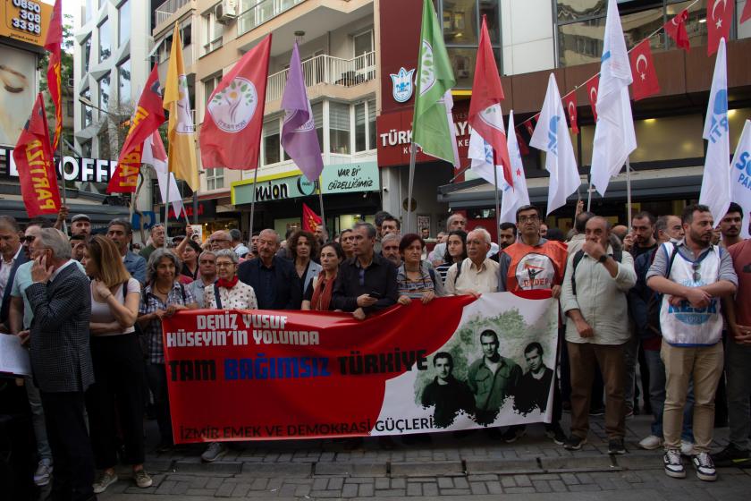 İzmir Emek ve Demokrasi Güçleri Denizleri andı:  "İnsanca yaşayacak bir düzene kadar mücadelemiz sürecek"