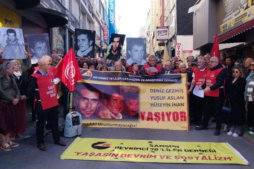Denizler Samsun’da anıldı: “Mücadelenin pusulası Denizlerin devrimci mirasıdır”
