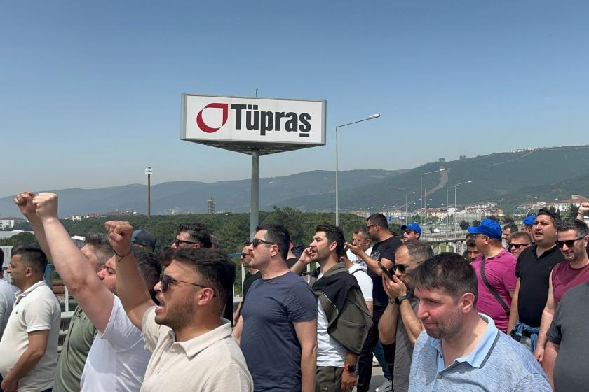 TÜPRAŞ İşçileri "Şimşek programı" zammına karşı eyleme geçti
