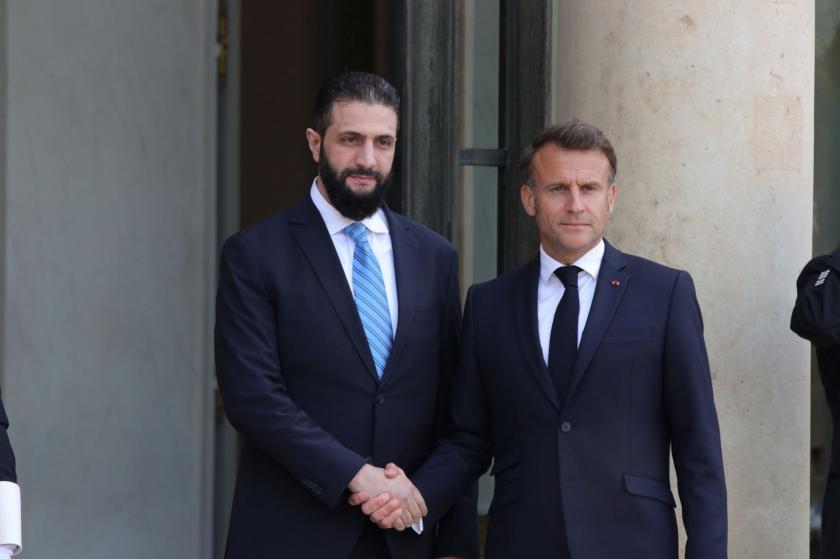 HTŞ lideri Colani ile Fransa Cumhurbaşkanı Macron görüştü