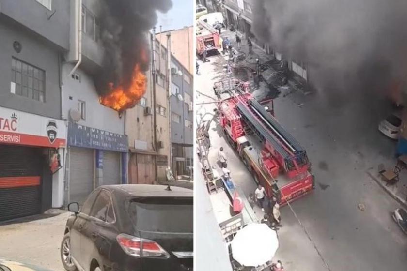 Kağıthane'de iş yerinde yangın: 1 kişi hayatını kaybetti, 1 kişi yaralı