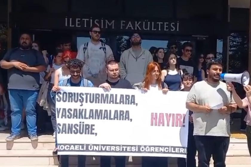Kocaeli Üniversitesi'nde rektöre tepki: ‘Erişilebilir kampüs afişi ne anlama geliyor?’