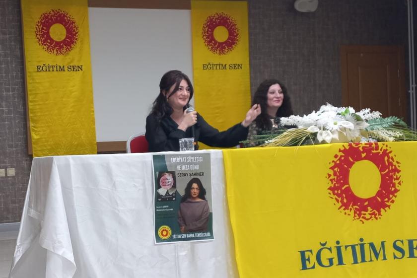 Eğitim Sen, Seray Şahiner'i konuk etti