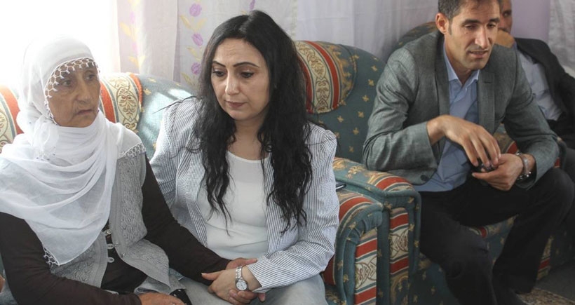 Figen Yüksekdağ, Eltürk ailesini ziyaret etti