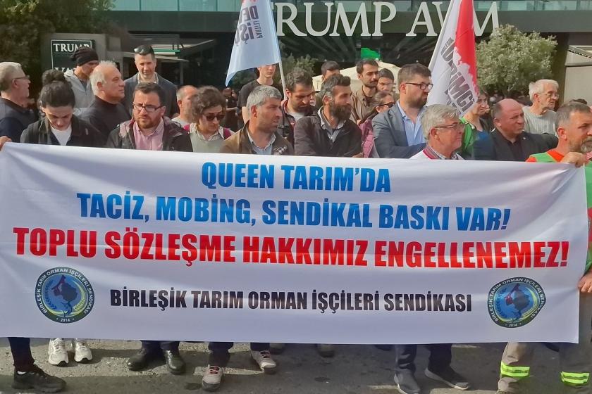 Queen Tarım’daki kadın işçiler için eylem: Sendikalaşan işçiler tehdit edildi, temsilci işten atıldı