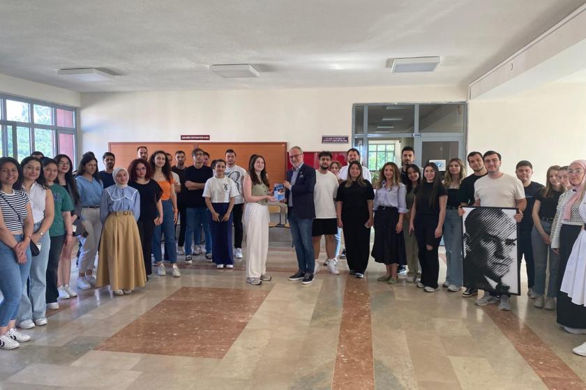 Sendika düşmanı patron PAÜ’de ÇEKO öğrencilerine ders verdi!