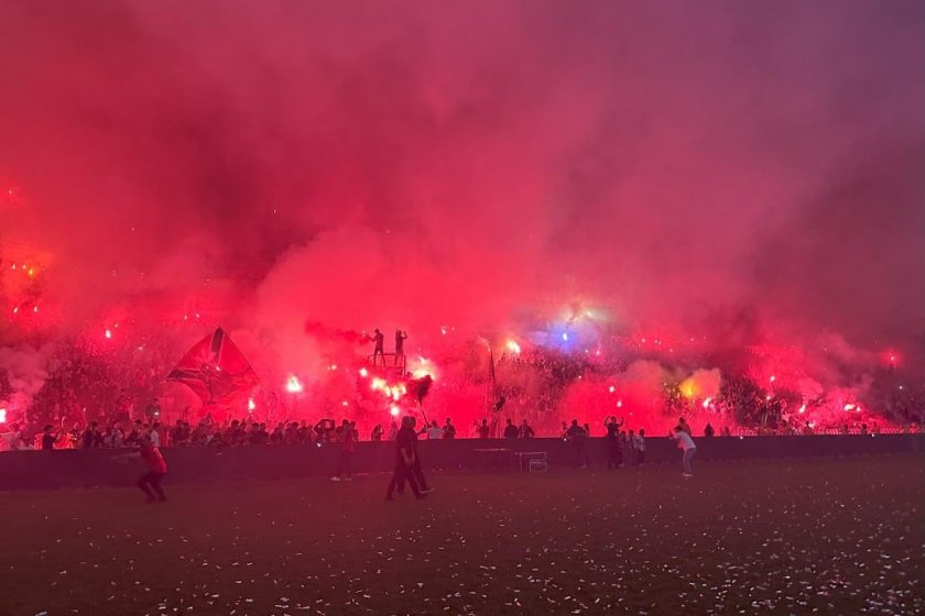 Eskişehirspor, şampiyonluğunu kutladı