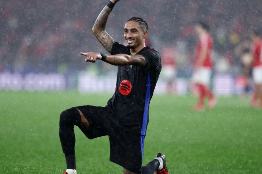 İspanya LaLiga'da sezonun oyuncusu Barcelonalı Raphinha seçildi