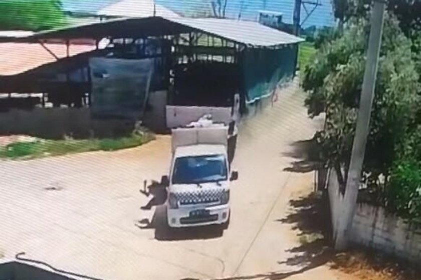 Aydın'da çöp aracından düşen işçi ağır yaralandı