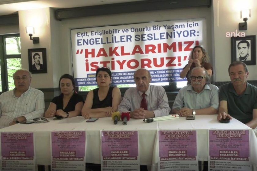 5 Engelli dernek ve federasyonundan "eşit, erişilebilir bir yaşam" talebi