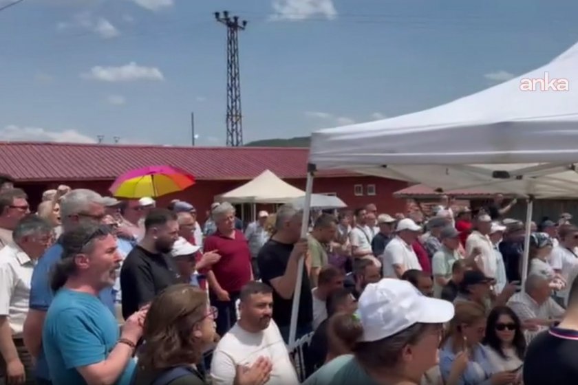 Sinop Boyabat'ta yapılmak istenen madenin ÇED toplantısı protesto edildi