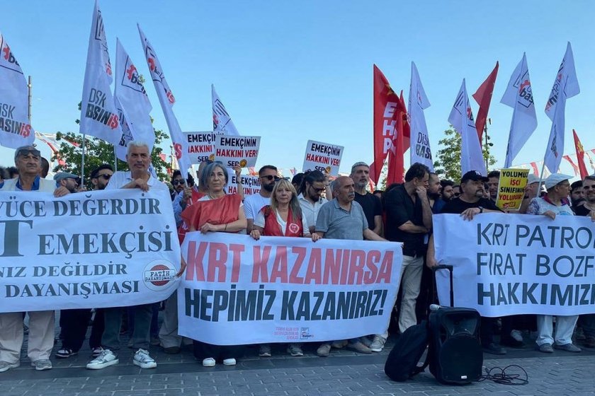 KRT çalışanları direnişlerinin 15. gününde: “Hakkımızı alana kadar mücadele edeceğiz”