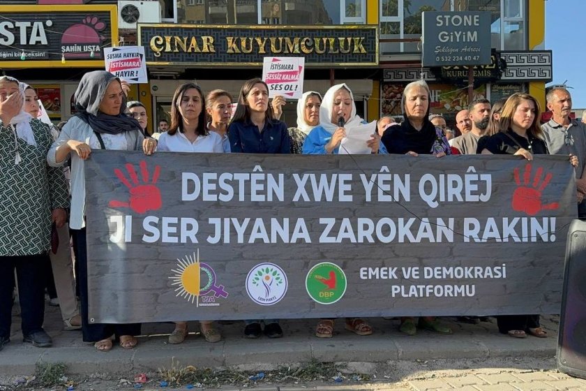 Batman'da çocuk istismarı protesto edildi: "Kirli ellerinizi çocukların yaşamından çekin"
