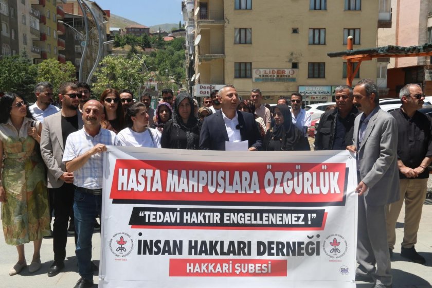 Hakkari’de hasta mahpuslar için açıklama: Giyasettin Sevmiş tahliye edilsin