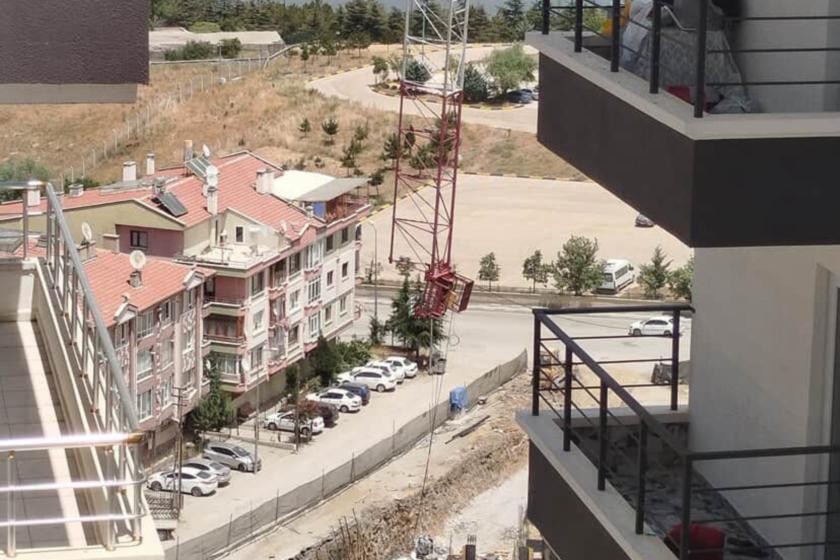 Hastane inşaatında iş kazası: Vincin kopan kancası işçinin üzerine düştü