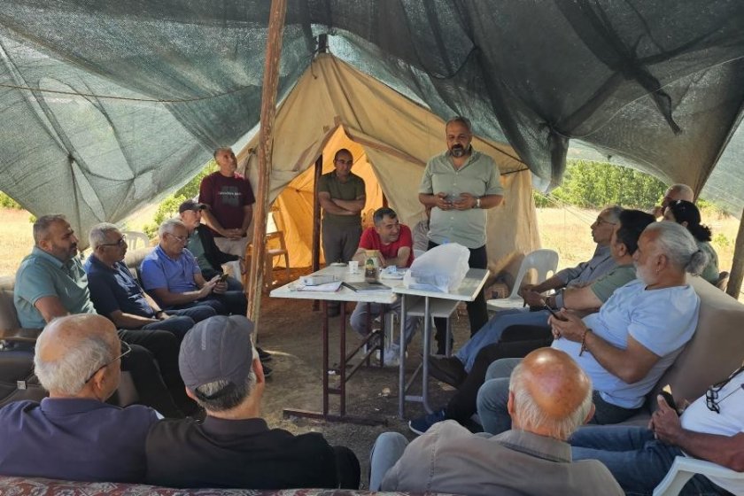 Direnişte olan Sekasur'u ziyaret eden EMEP İl Başkanı Tekin: Dersim'deki çevre mücadeleleri birleşmeli