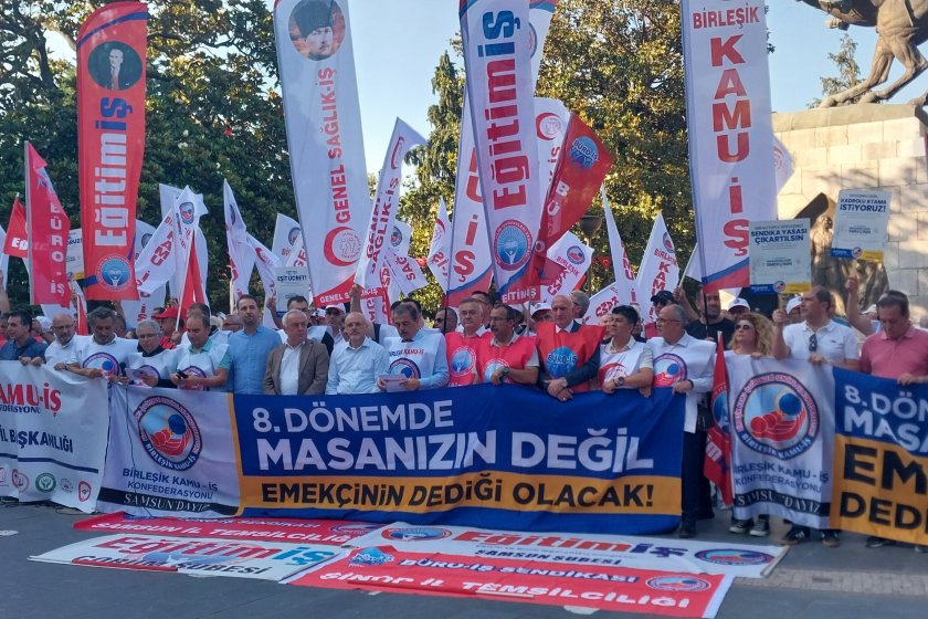 Birleşik Kamu-İş Samsun’da taleplerini haykırdı: “Güvenceli çalışma ve adil bir ücret istiyoruz”