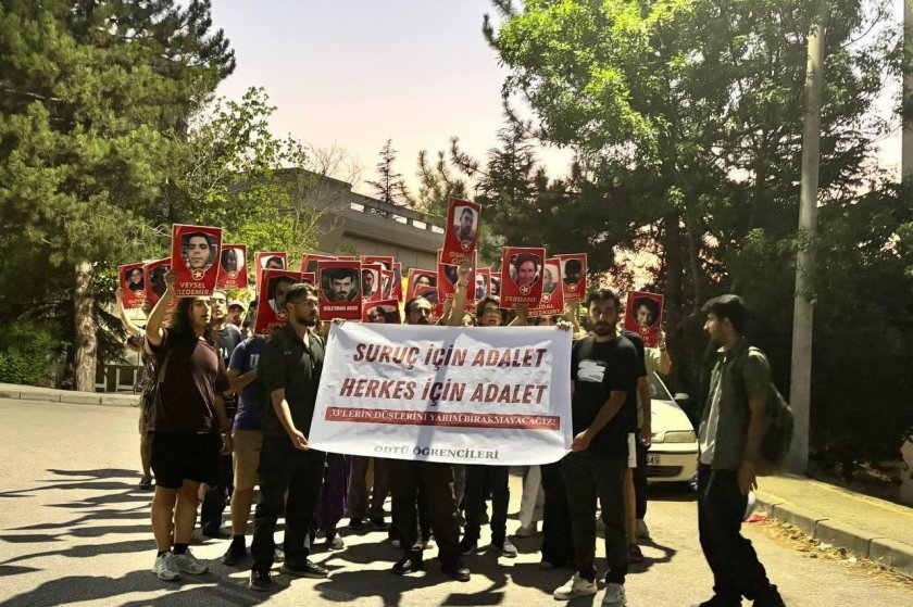 ODTÜ’de "33 Düş Yolcusu" yürüyüşü: "33’ler yaşıyor"