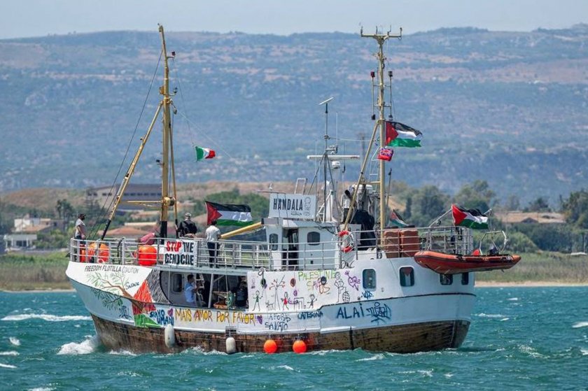 Hanzala gemisi Gazze için İtalya’dan yola çıktı