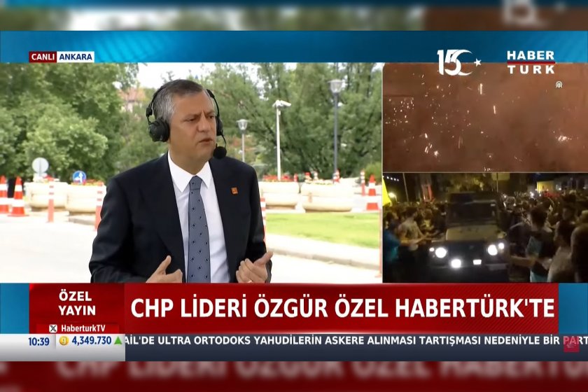 Özgür Özel: Şu anda darbe sürecindeyiz, Erdoğan rakibini hapiste tutuyor