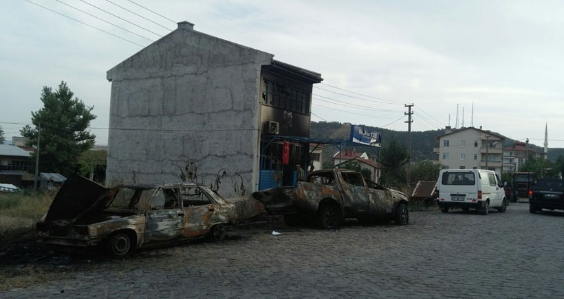 Beypazarı'nda bir işyeri daha kundaklandı