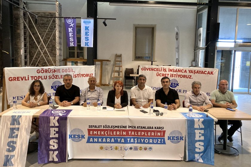 KESK İzmir’de 8. dönem TİS taleplerini duyurdu