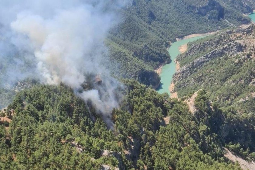 Adana Kozan’da orman yangını
