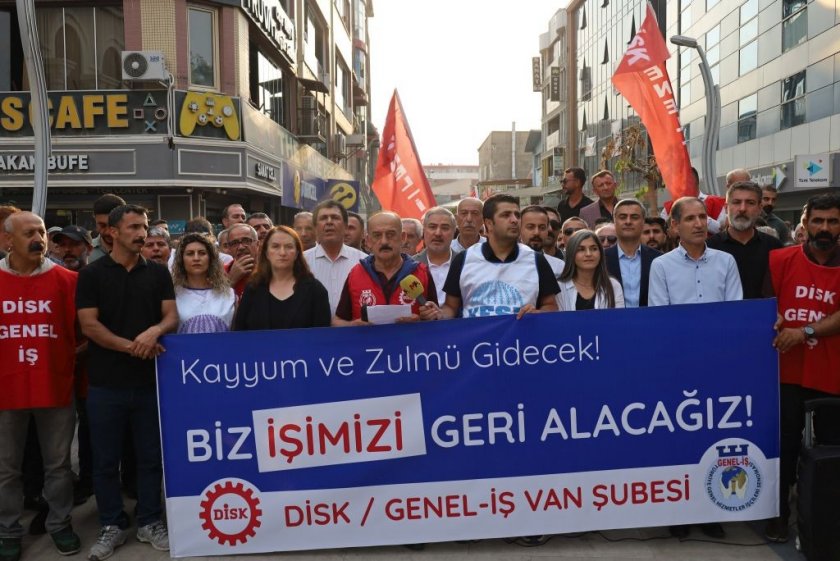 Van'da kayyım tarafından işten çıkarılan emekçiler eylem kararı aldı
