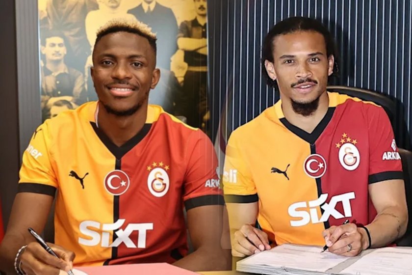 Galatasaray'da Osimhen ve Sané'nin imza töreni belli oldu
