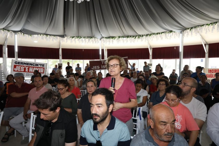 Germencik’ halkı "JES'e hayır" dedi