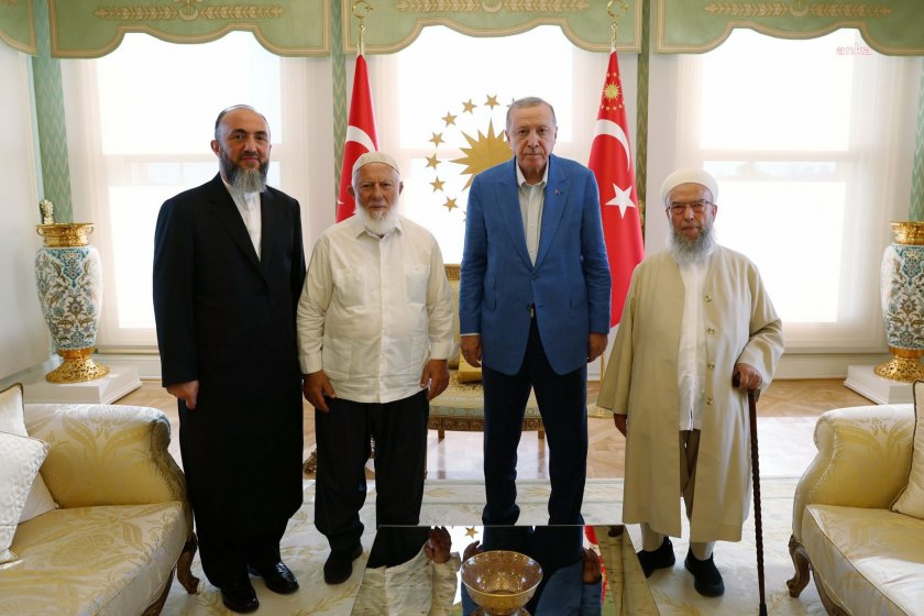 Erdoğan, İsmailağa Cemaati lideri Fikri Doğan’ı ağırladı