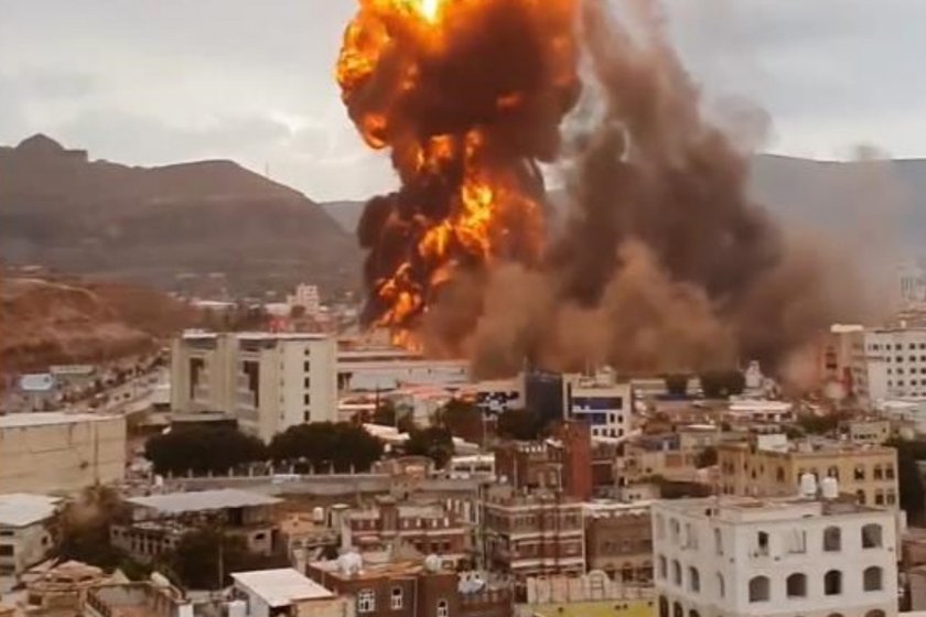 İsrail'in Yemen'e düzenlediği hava saldırılarında 10 kişi yaşamını yitirdi
