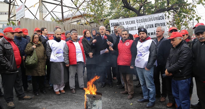 Kani Beko Ülker işçilerini ziyaret etti