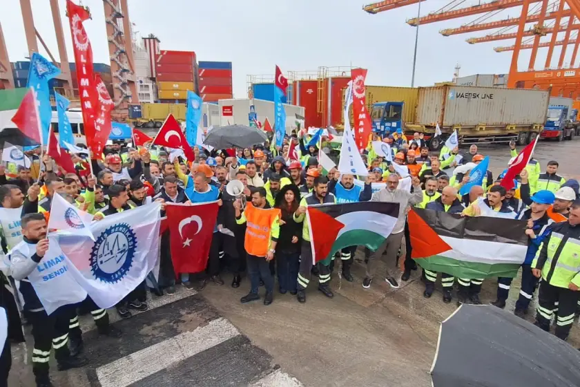 Liman işçileri savaşa karşı 30 Ekim’de dört kıtada eylemde