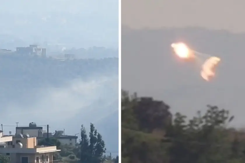 Lübnan resmi ajansı: İsrail, Lübnan'ın güneyini fosfor bombalarıyla hedef aldı
