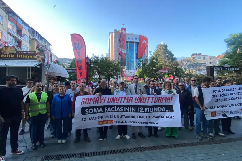 Soma’nın 12. yılında Dilovası’ndan mesaj: “Bu bir kader değil, sistem sorunu”