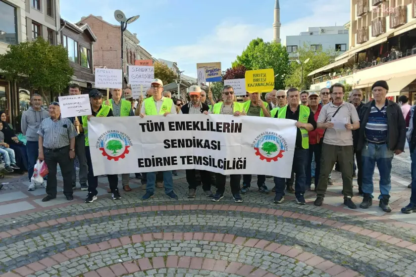 Edirne’de emeklilerden bayram ikramiyesi çağrısı: “İkramiye en az 17 bin 500 TL olmalı”