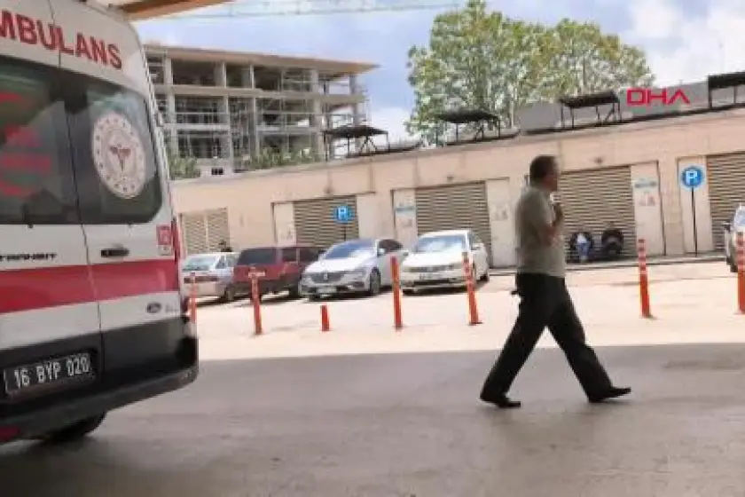 Bursa'da bir işçi yaralandı