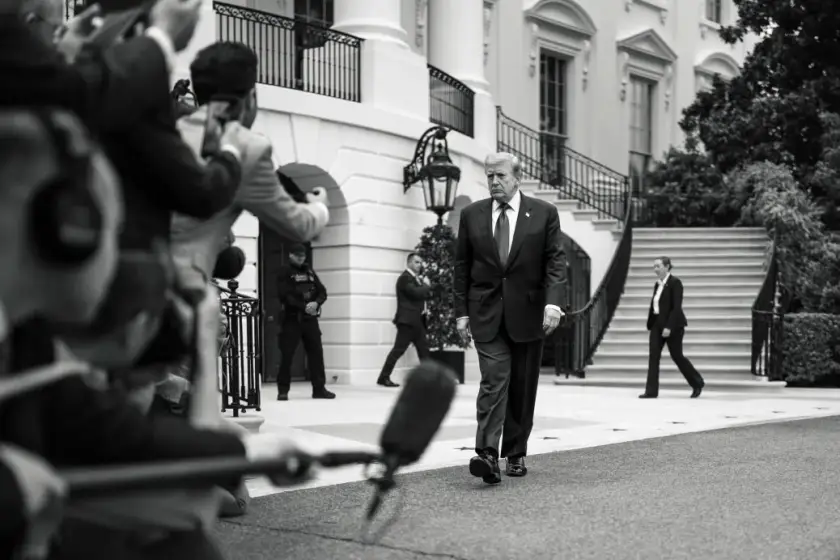 Donald Trump basın açıklamalarında sık sık Küba'yı tehdit ediyor. | Fotoğraf: Beyaz Saray