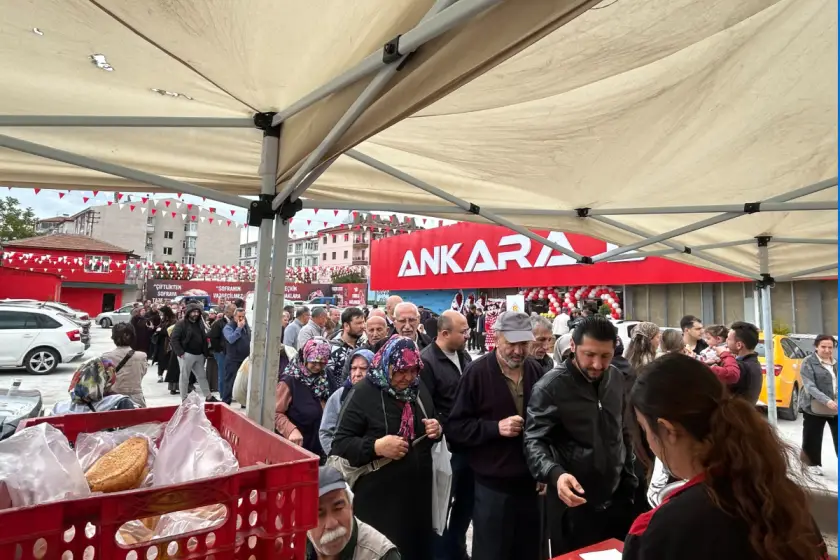 Ankara’da ucuz et kuyruğu: Et kursağımızdan geçmiyor