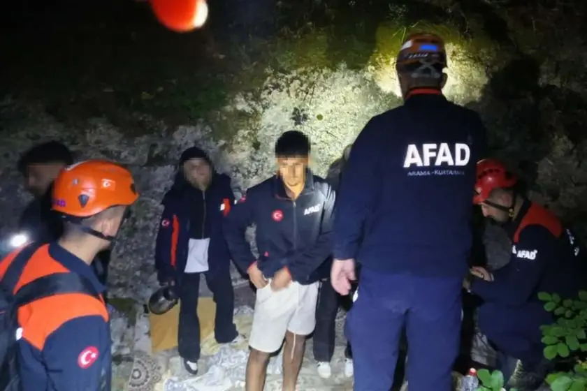 İzmir Menderes'te Şelale bölgesinde kaybolan 4 genç sağ bulundu