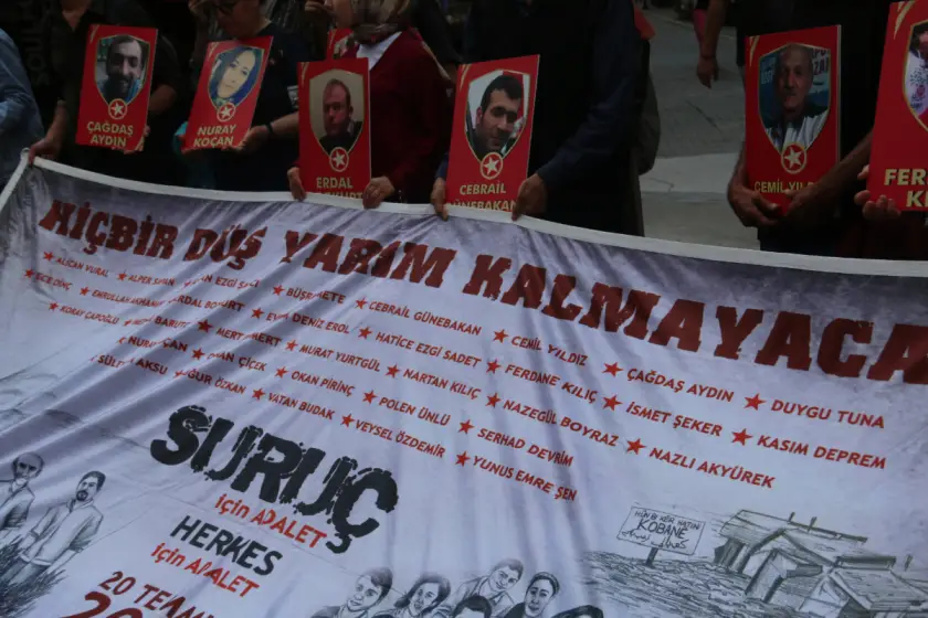 Suruç Katliamı’nın 130. ayı: ‘Katliamın yolunu açan herkes yargılanmalı’