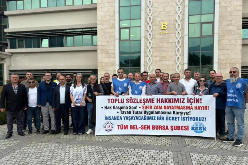 Bursa'da belediye emekçilerinden bayram ikramiyelerinin gasbedilmesine tepki: Hangi keyfiyetle sözleşme hükümlerini yerine getirmiyorsunuz?