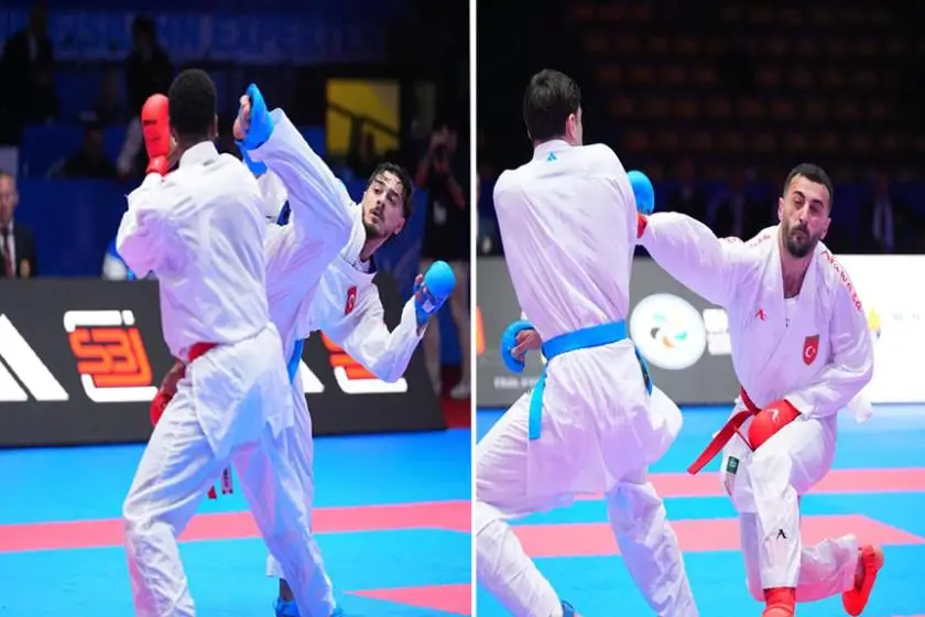 Avrupa Karate Şampiyonası: Ömer Faruk Yürür altın, Uğur Aktaş gümüş madalya kazandı