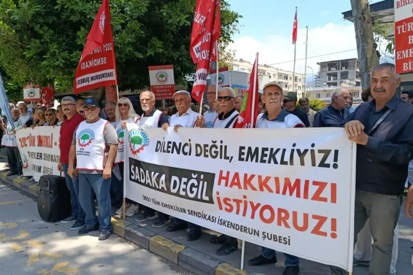 Hatay'da emeklilerden “mutlak butlan” tepkisi: Birleşik mücadele çağrısı