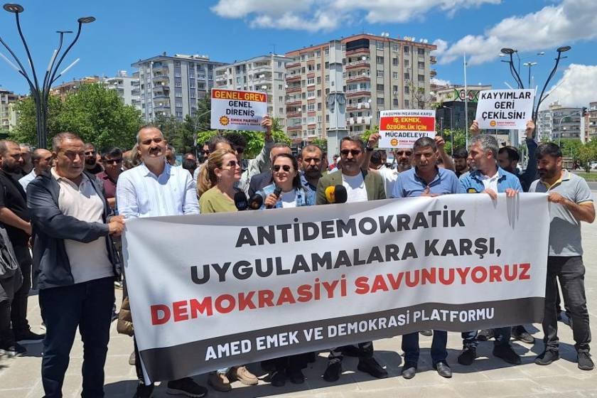 Amed Emek ve Demokrasi Platformu: ‘Antidemokratik uygulamalara karşı demokrasiyi savunuyoruz’